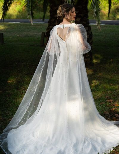 VESTIDO DE NOVIA ESCOTE CORAZÓN EN ESPALDA MODELO BUFALO