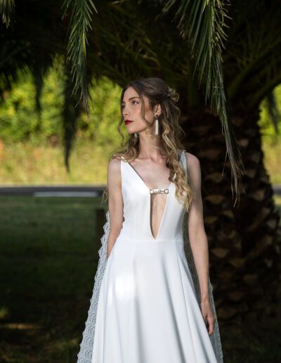 VESTIDO ATELIER CON CAPA