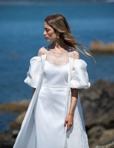 OMAHA LOOK ATELIER VESTIDO DE NOVIAS ABRIGO