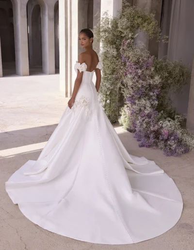 vestido corte sirena para novia