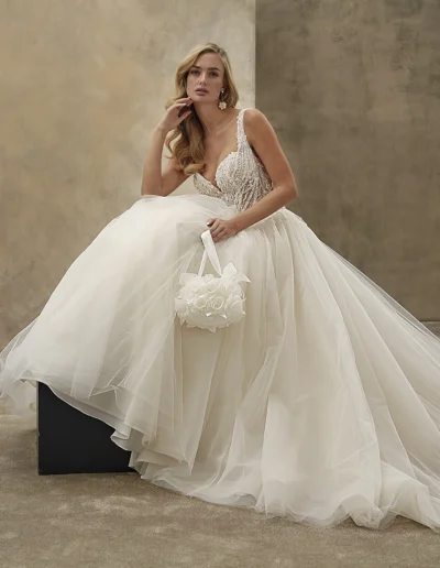 vestido de novia estilo princesa