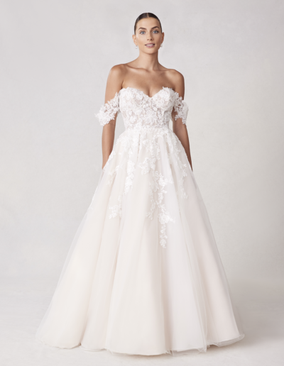 atelier tienda de novias en Galicia Vestido de novia sin tirantes