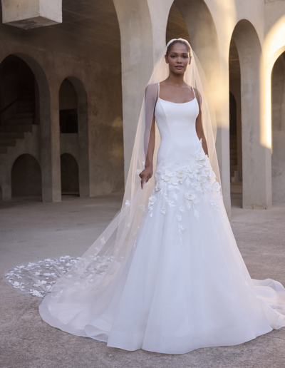 cola en vestido de novia coruña
