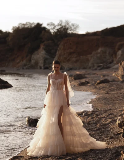 vestido de novia bucólico