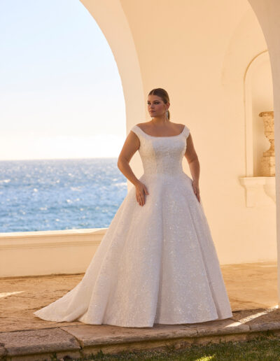 vestido de novia talla grande