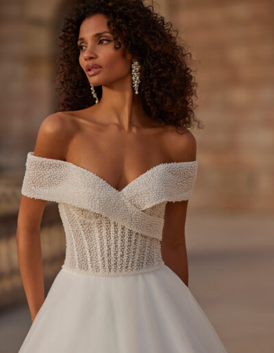 escote de novia
