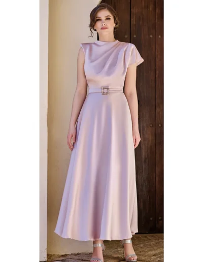 espectacular vestido midi