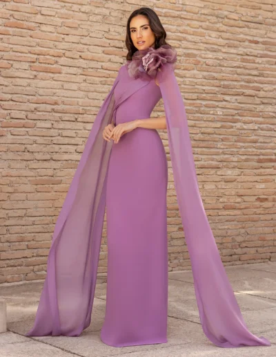 caídas de gasa para vestido de madrina